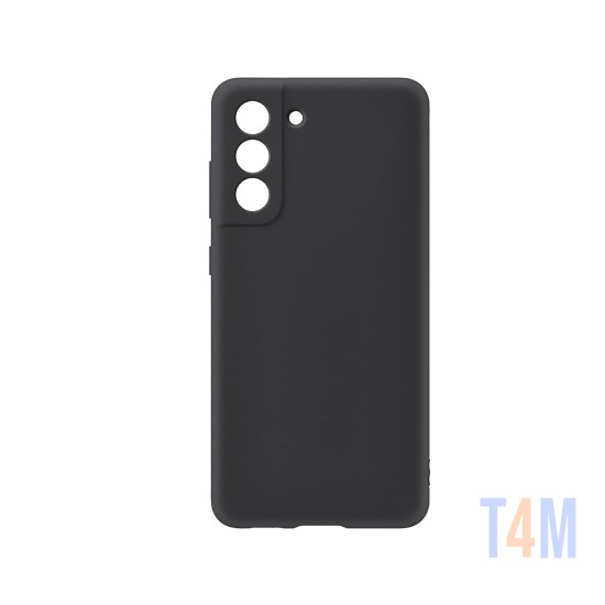 Capa de Silicone com Moldura de Câmera para Samsung Galaxy S21 FE 5g Preto